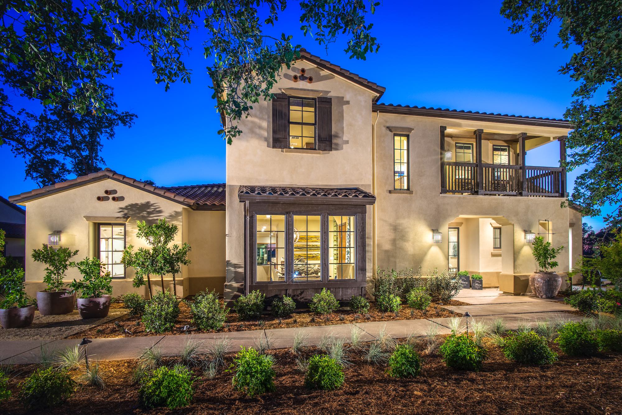 House Exterior at Night